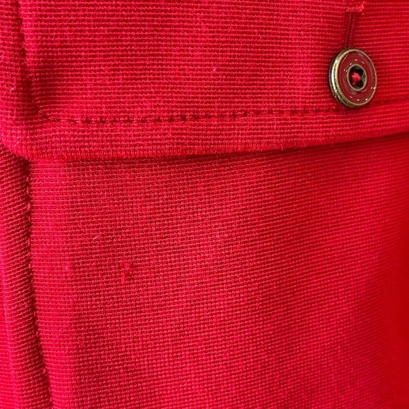 Anthropologie red jacket lapels pockets outerwear work fall winter layer outdoor - Picture 10 of 16
